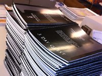 Binding Service  Printing and binding done on location